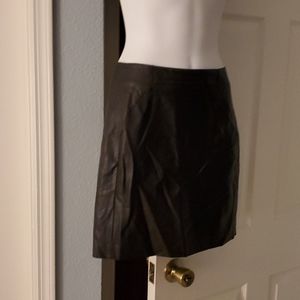 Black H&M Pleather Skirt
